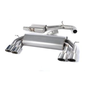 VWR Golf 7R Rear Exhaust System NON Valved Resonated (Cat-back) | VWR21G70RNVRES