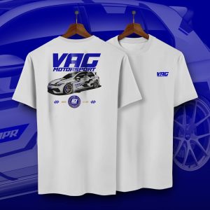 VAG Motorsport 10thAE Golf 8R Heavyweight T - White Copy
